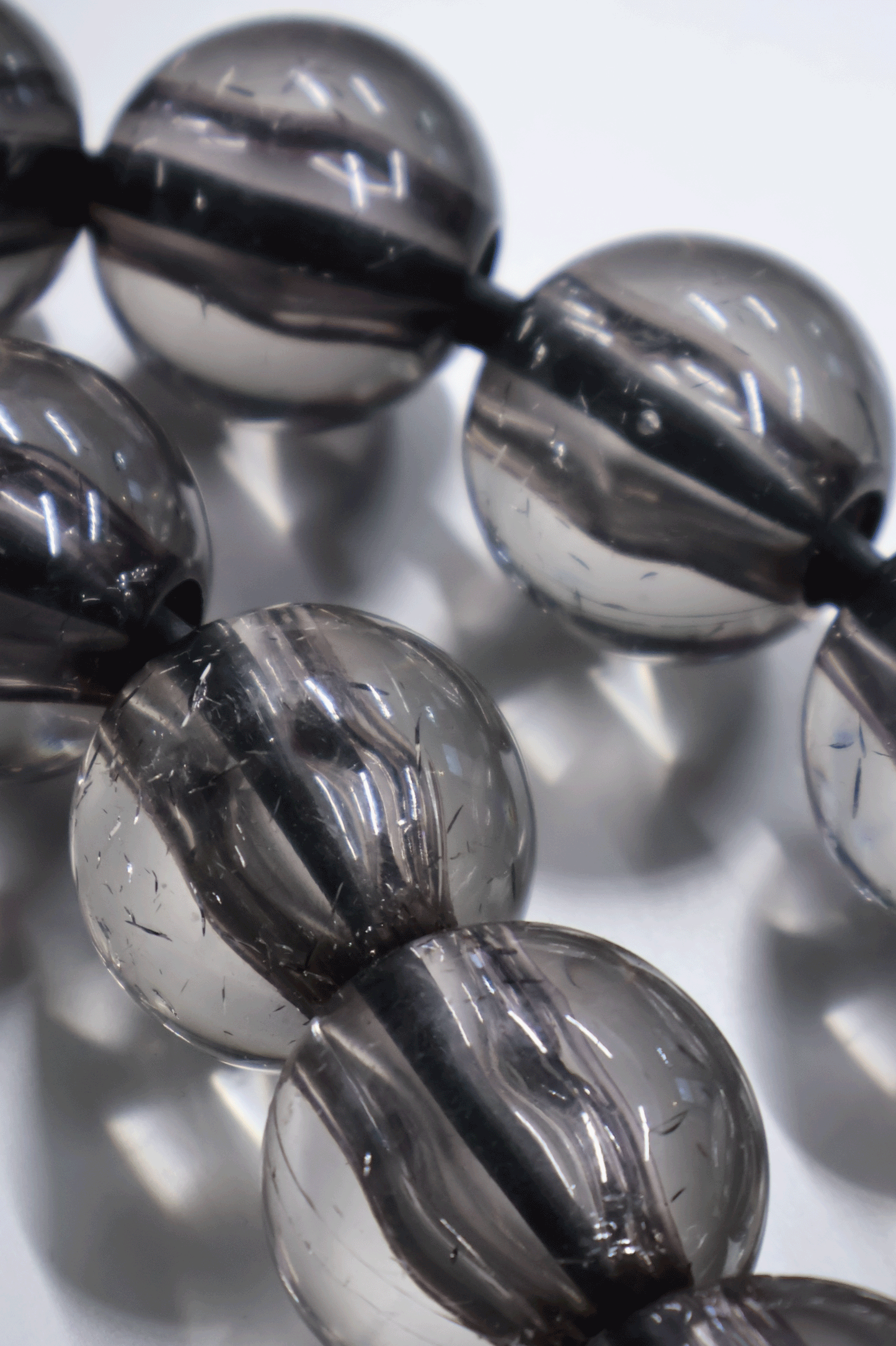 Cable Jewelry Multiplug Synthetic Pearl 0.9m Black Grey