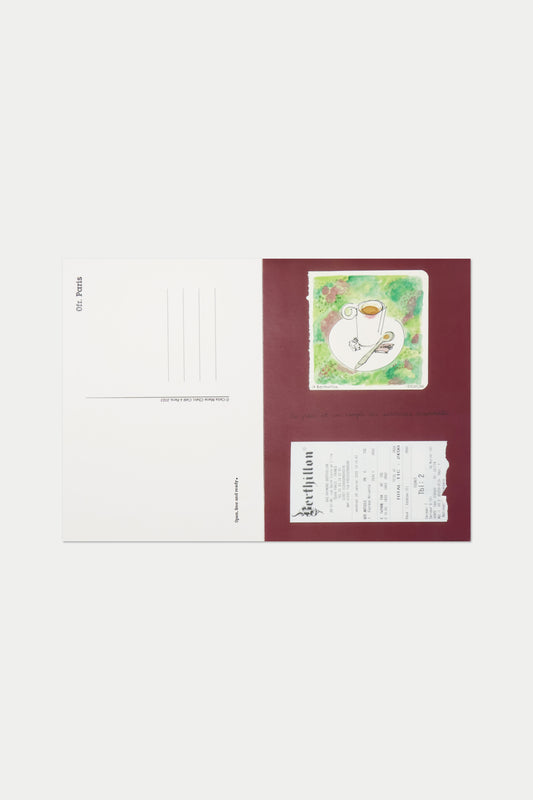 Café à Paris by Celia Marie Chéri Postcardbook - 0fr. Tokyo