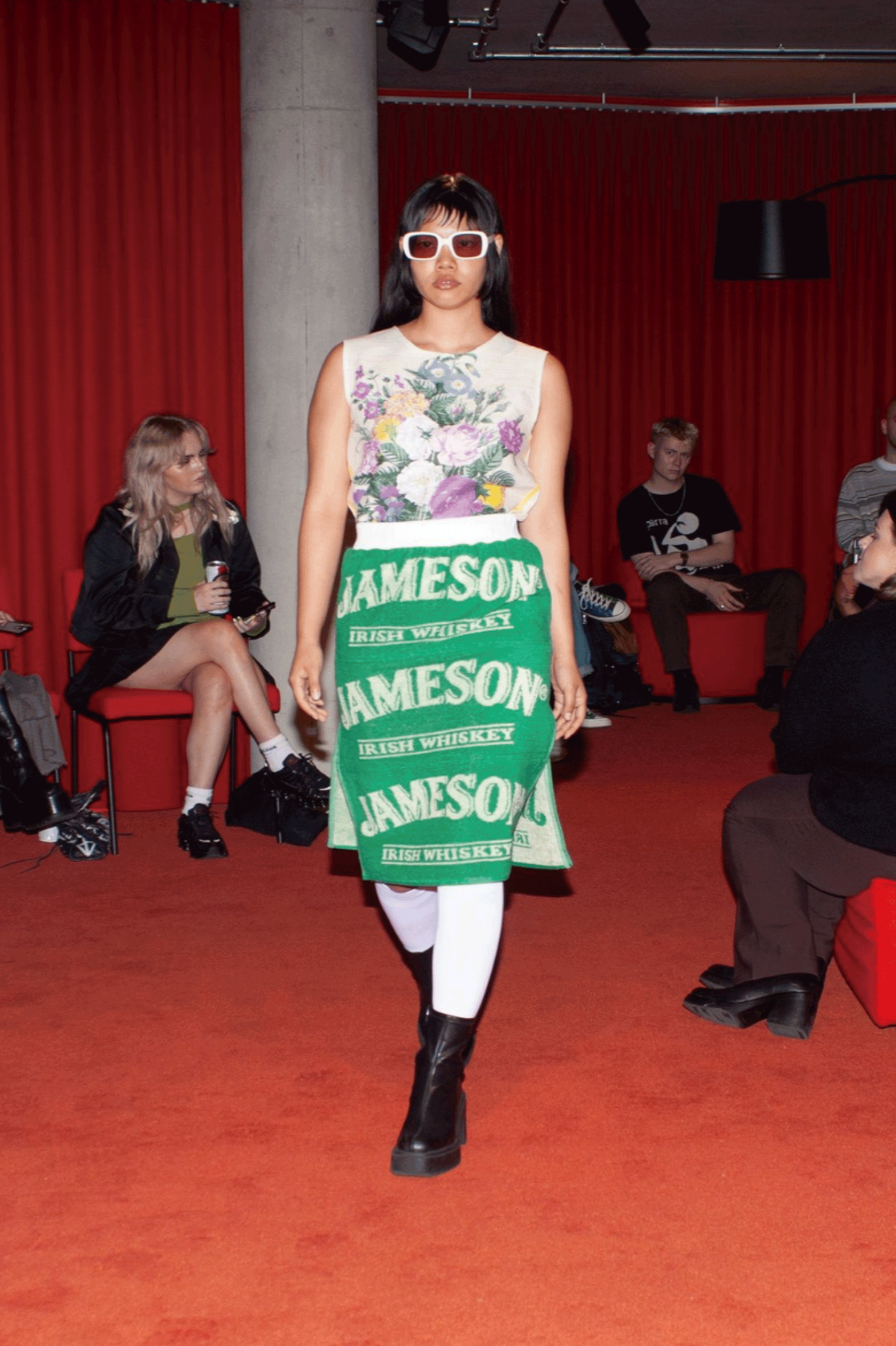 Jamesons Beer Towel Midi Skirt