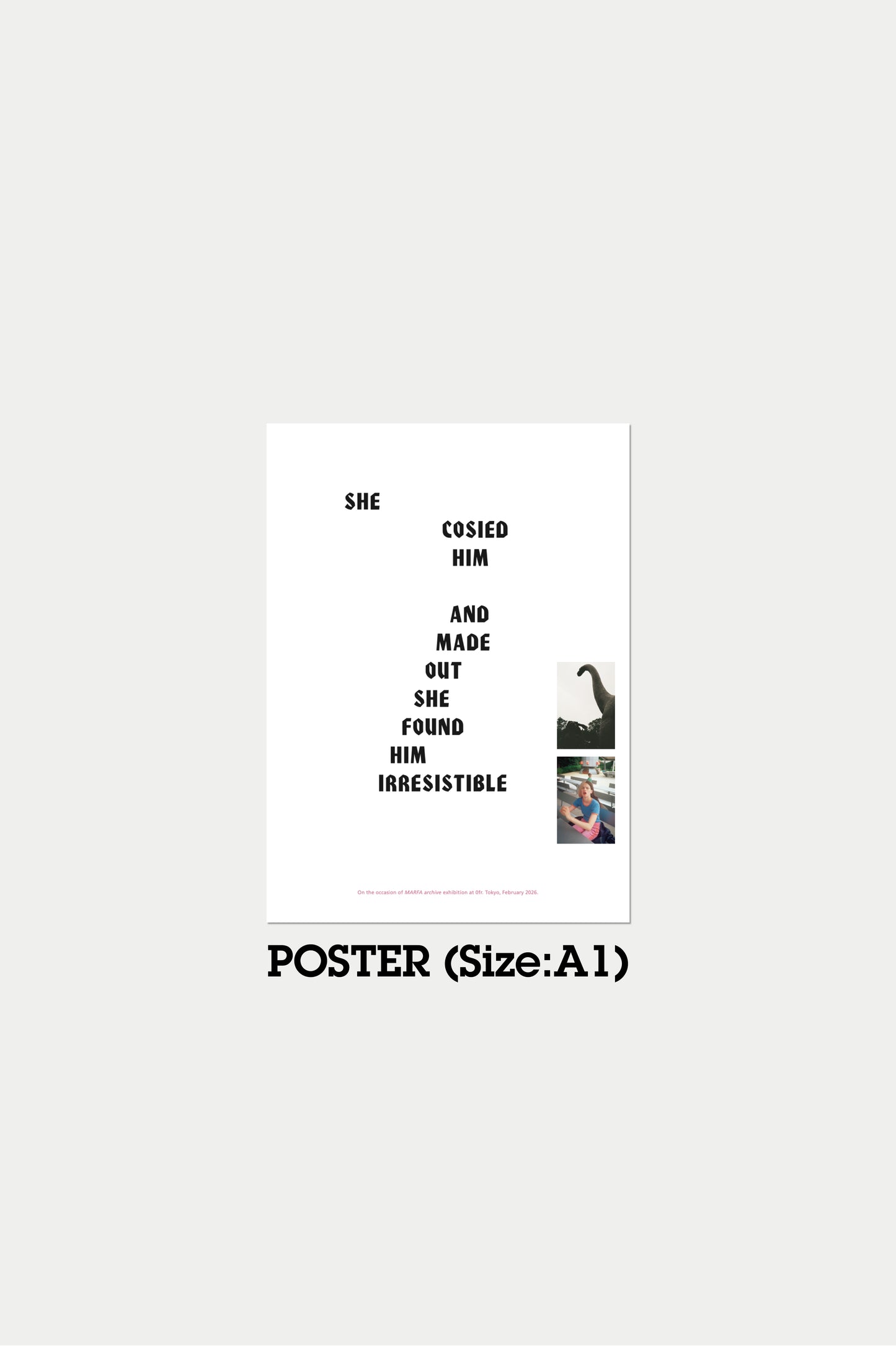 〈LIMITED〉MARFA × 0fr. Tokyo Poster #2