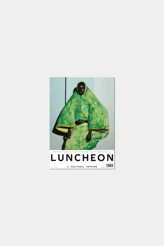 LUNCHEON no. 17 Baboya wears Elona Clement, photographed by Viviane Sassen and styled by George Krakowiak