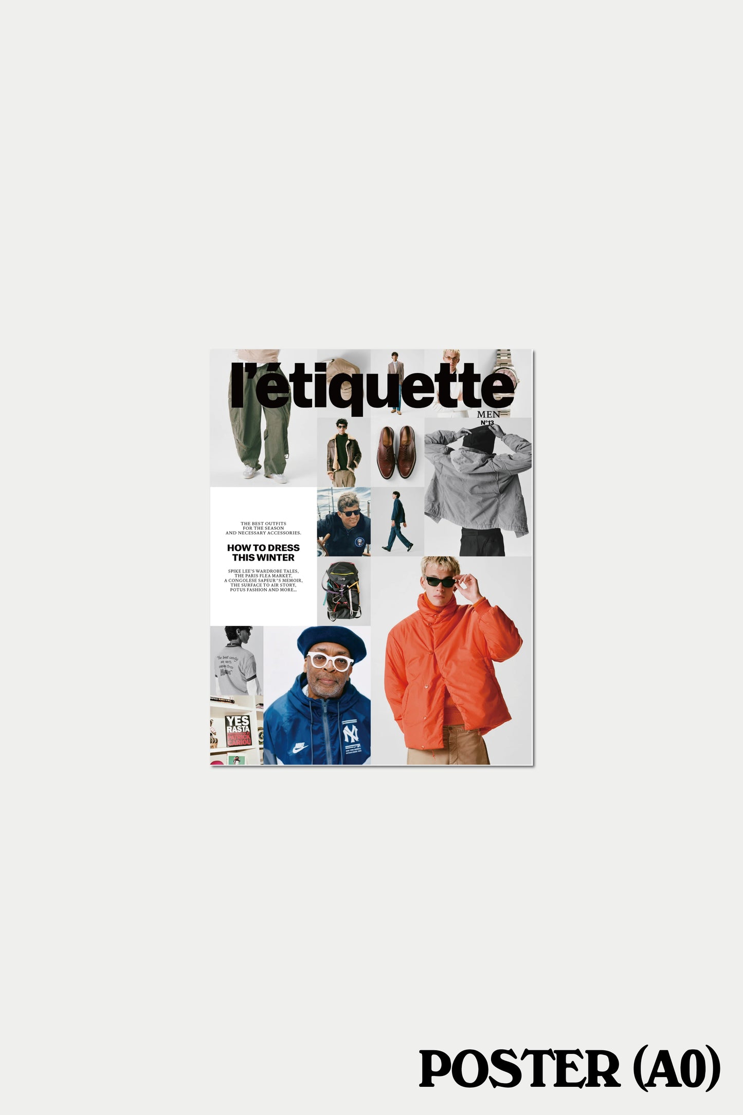 L'ÉTIQUETTE MEN N°13 Poster (A0)