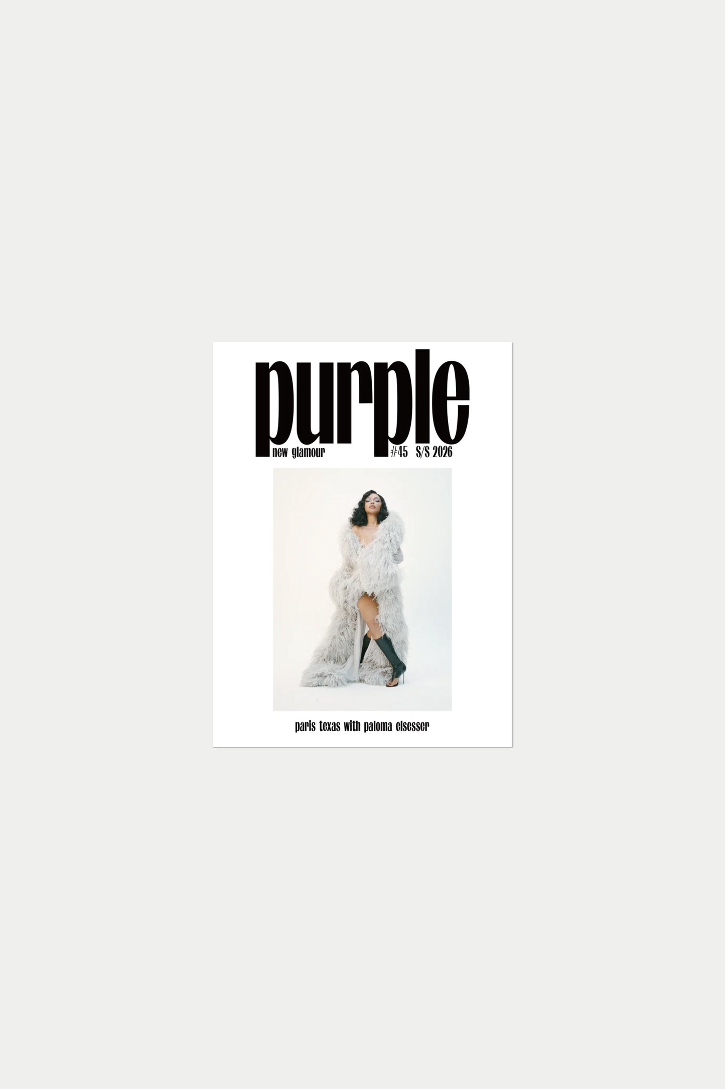 PURPLE #45 The New Glamour Issue Paris Texas with Paloma Elsesser