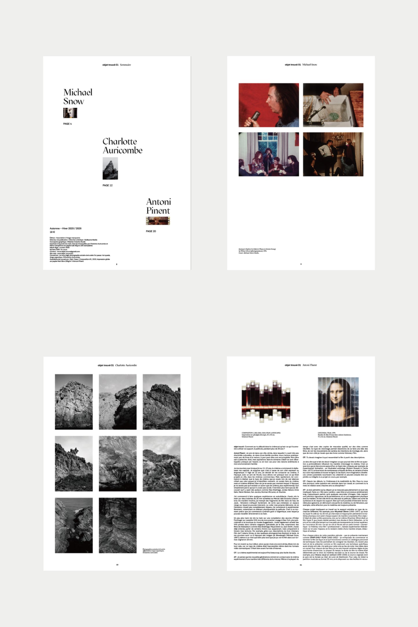 Revue objet trouvé Numéro 1