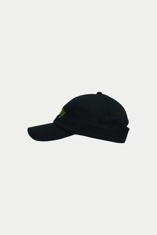 STUDY CAP Black with Army Green