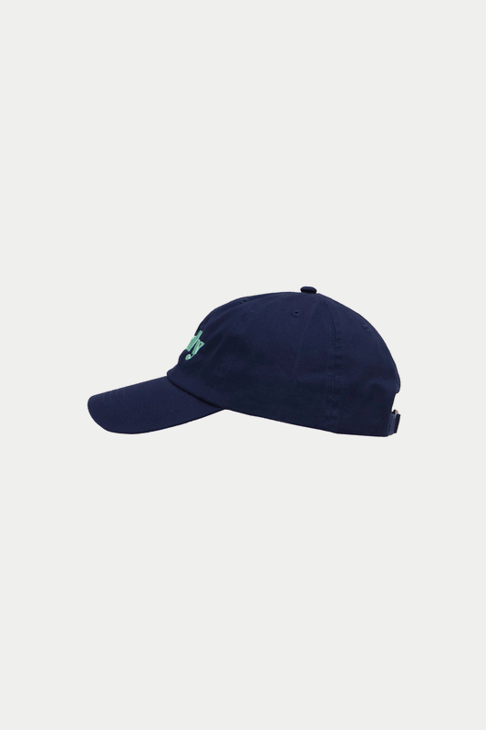 STUDY CAP Navy with Mint Green