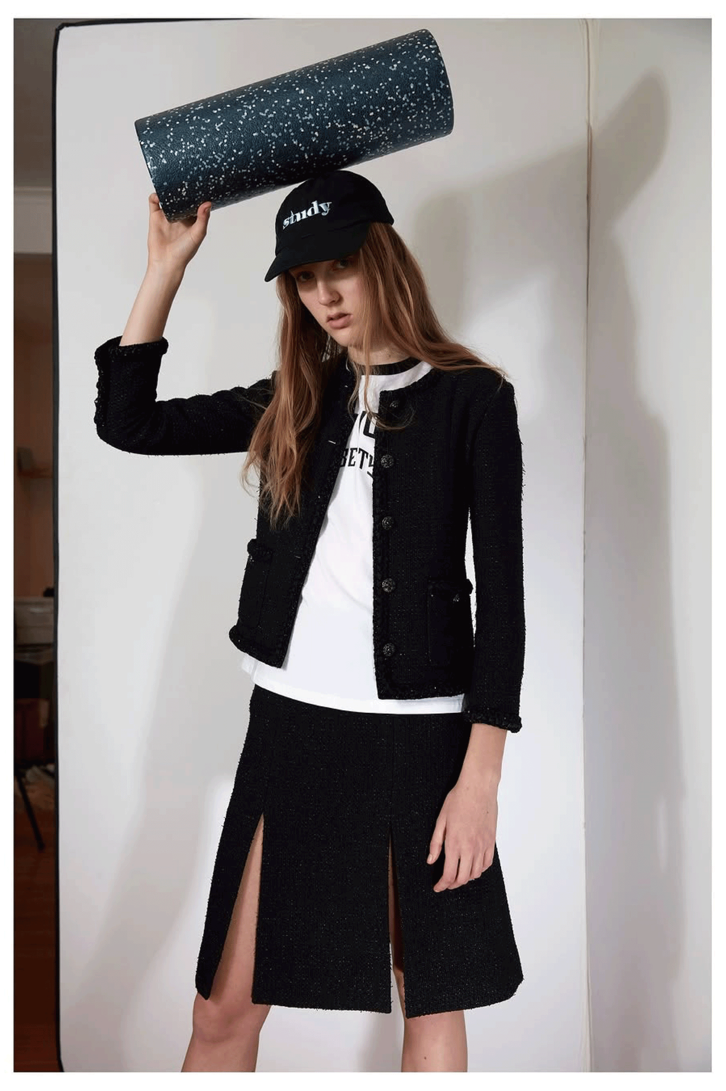 STUDY CAP Black with Gold