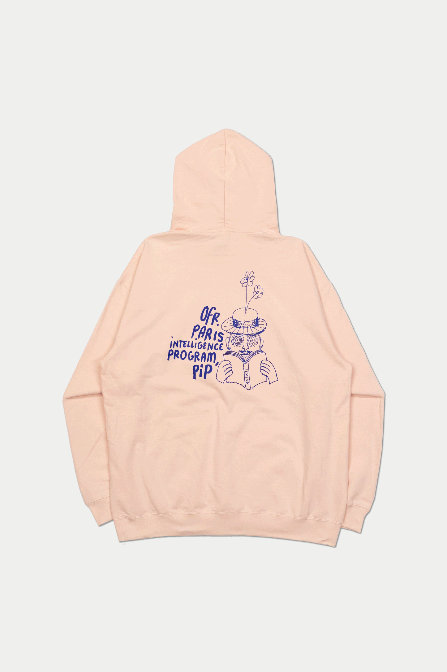 0fr. P.i.P Aleksi Cavaillez Hoodie Natural Navy (SIZE: S/XL) - 0fr. Tokyo