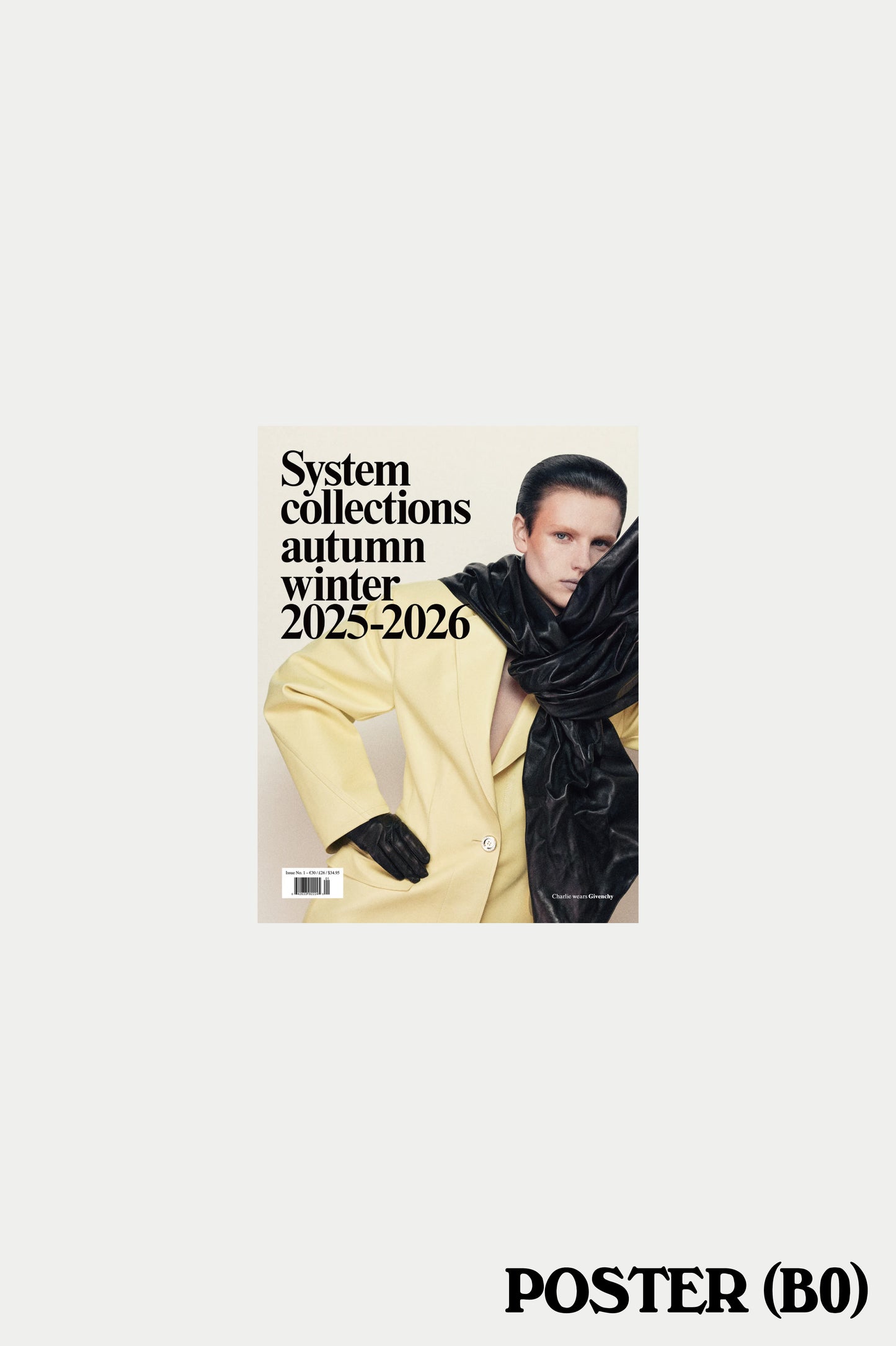 System Collections Autumn/Winter 2025-2026 No. 1 Charlie wears Givenchy Poster (B0)