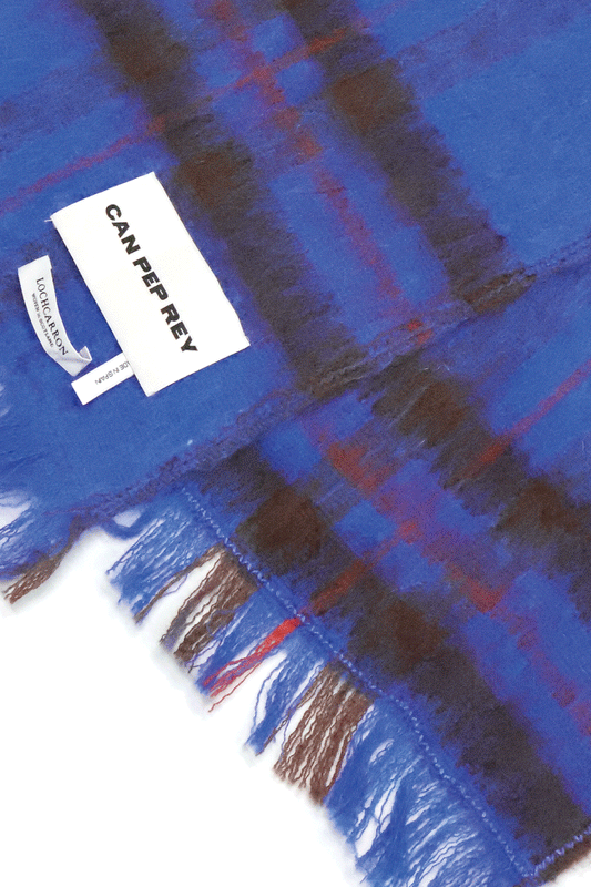 Thaja Scarf Scottish Tartan Blue - 0fr. Tokyo