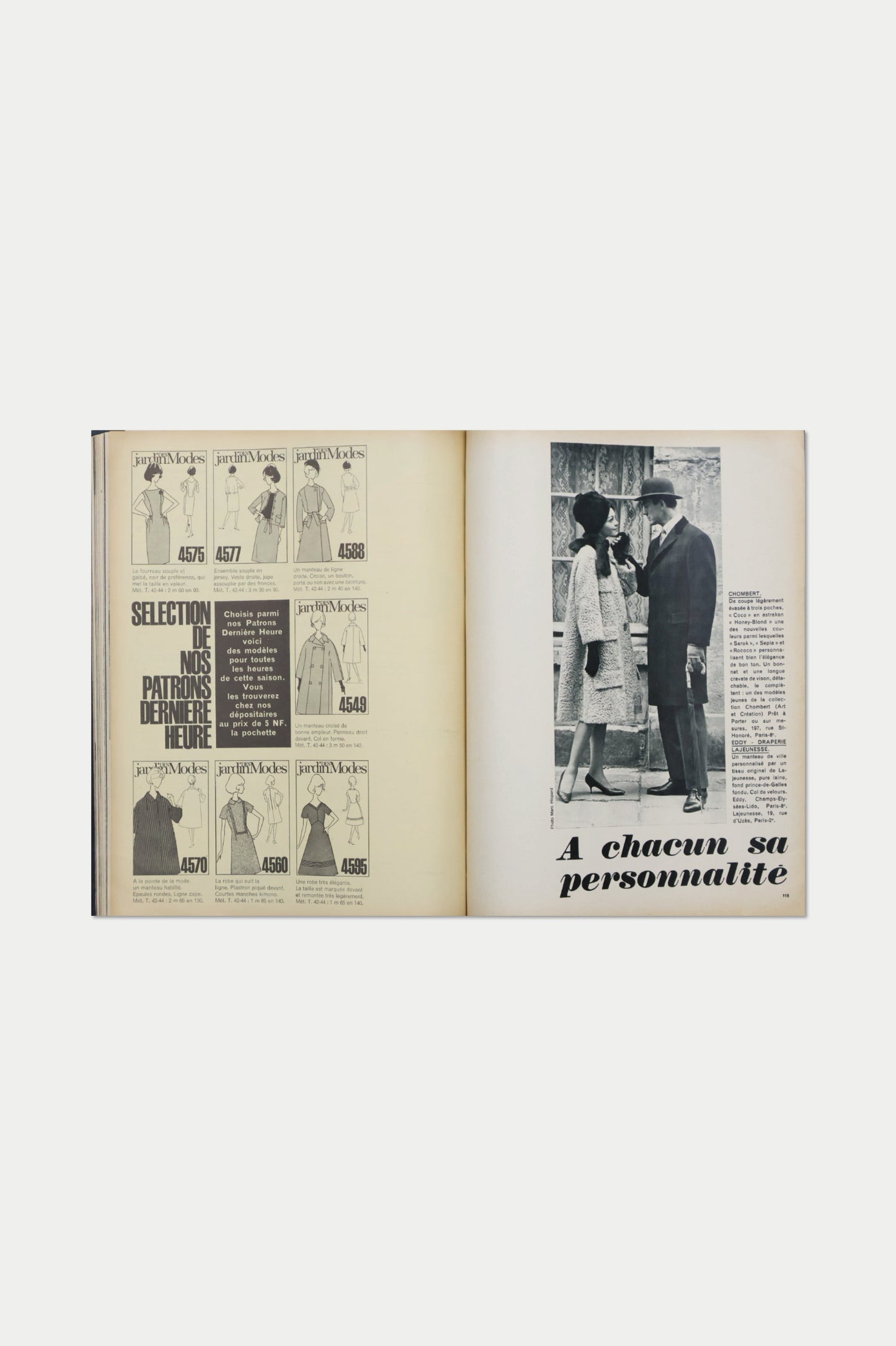 Jardin Des Modes Novembre 1961