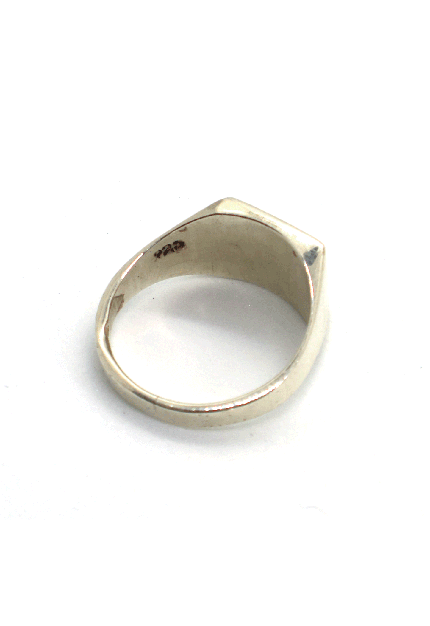 70s French Vintage Silver Signet Ring