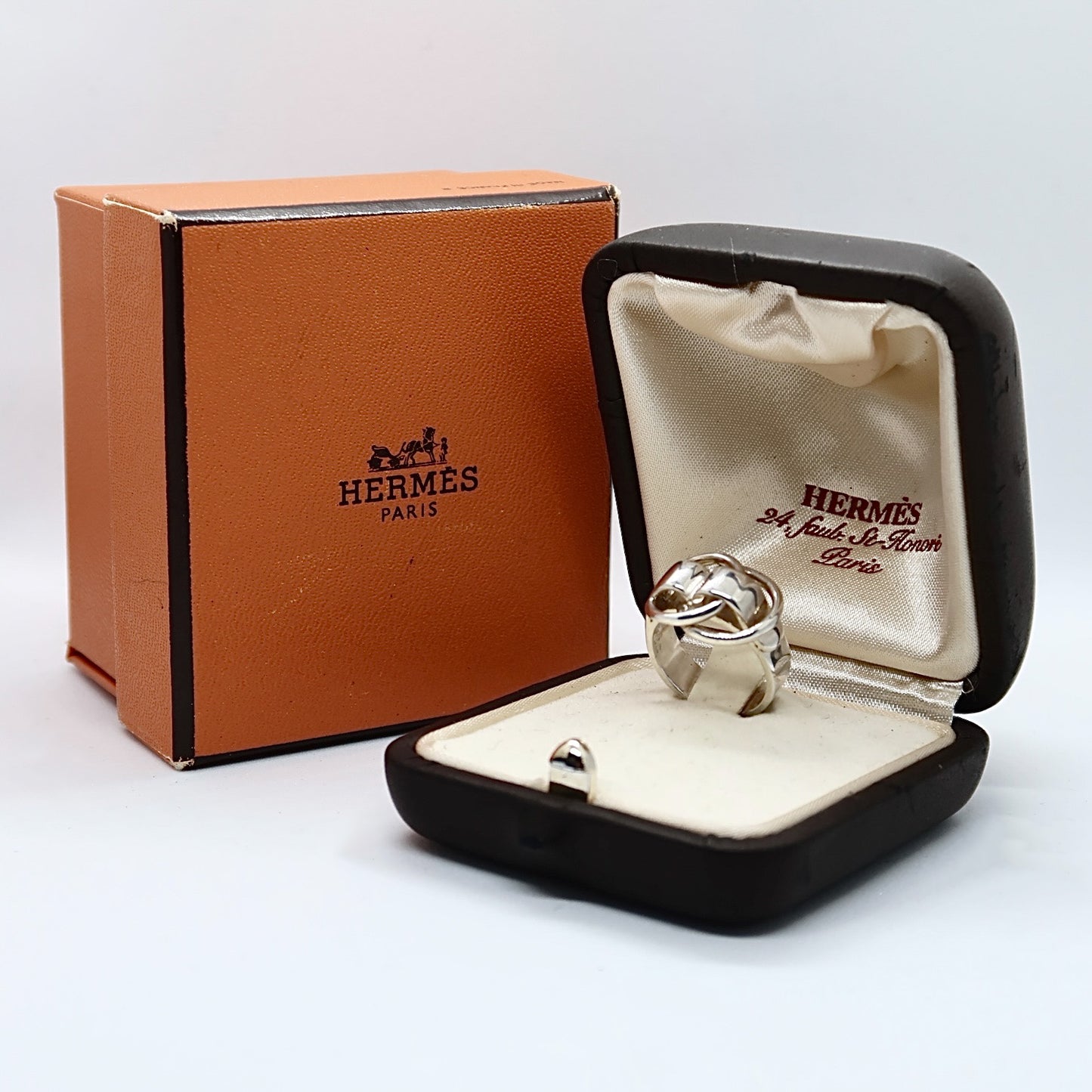 Hermès 70s Deux anneaux Ring