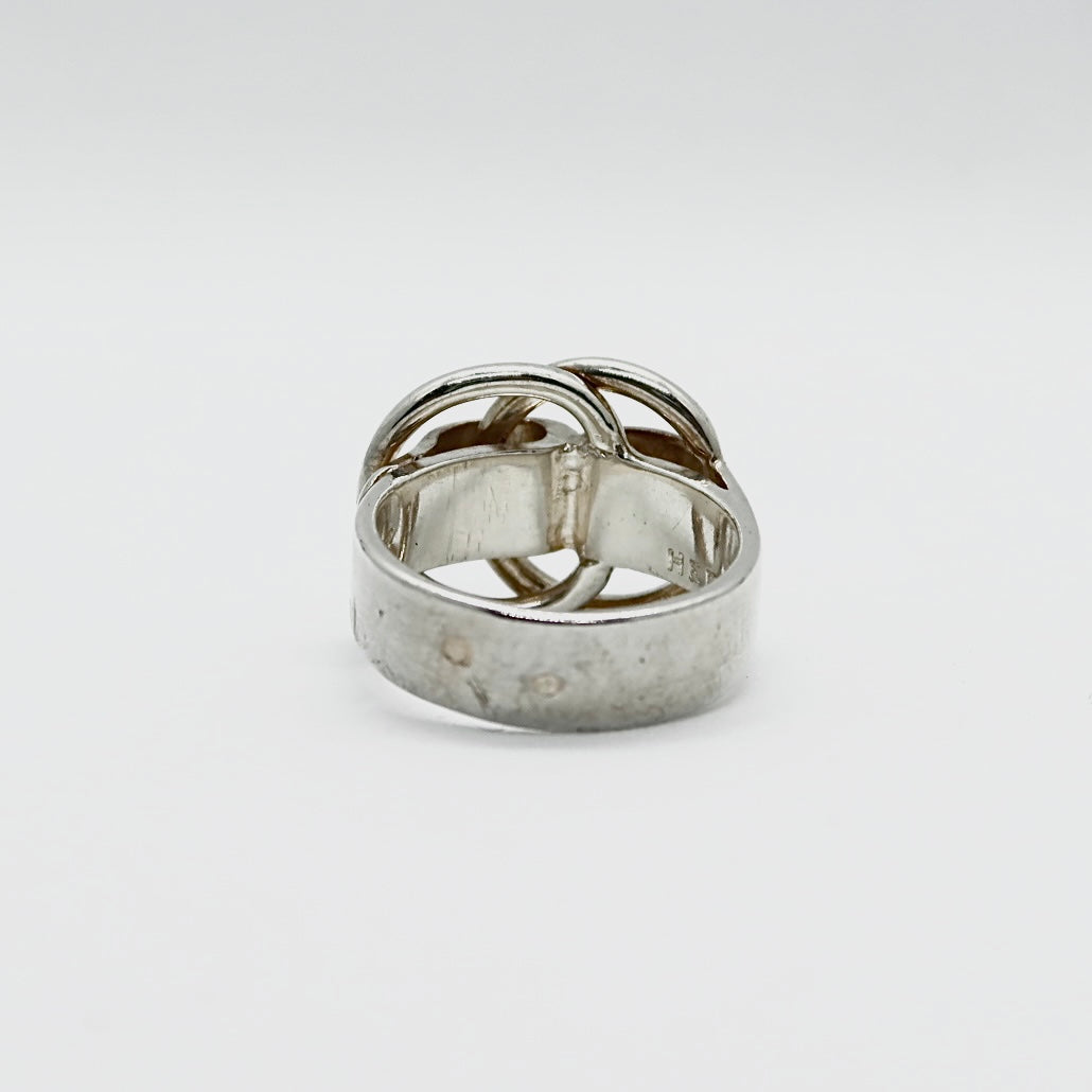 Hermès 70s Deux anneaux Ring