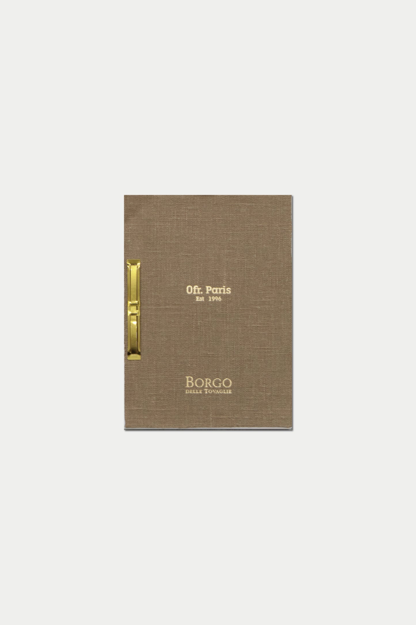 0fr Borgo Notebook Light Brown