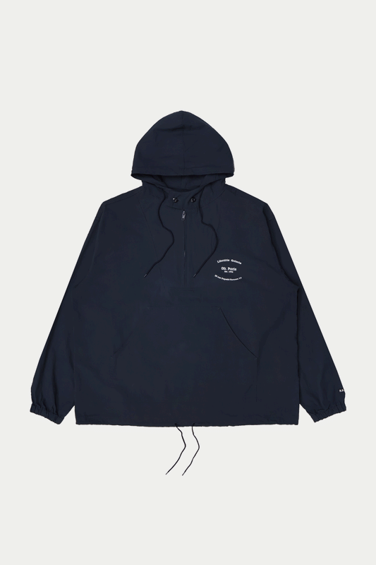 0fr Button Hoodie Anorak Deep Navy (SIZE: OS) - 0fr. Tokyo