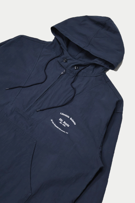 0fr Button Hoodie Anorak Deep Navy (SIZE: OS) - 0fr. Tokyo