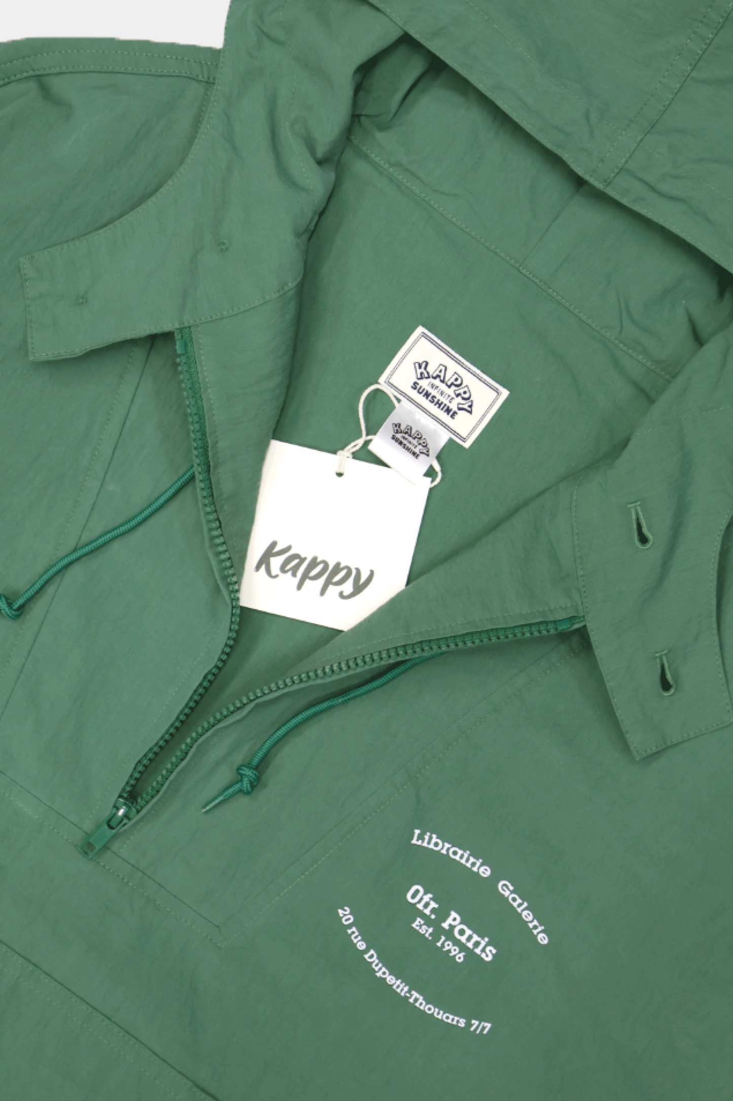 0fr Button Hoodie Anorak Green (SIZE: OS) - 0fr. Tokyo