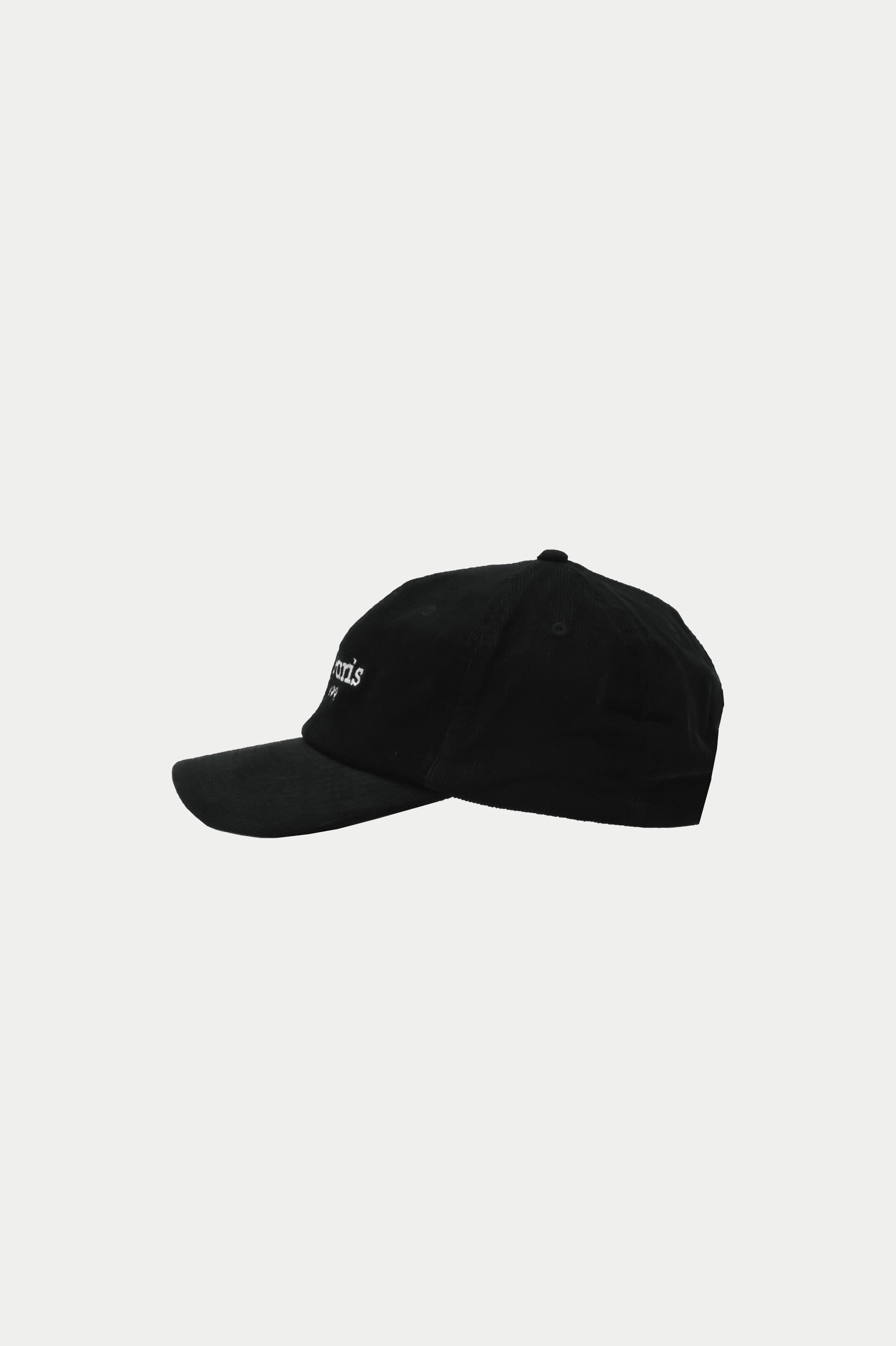 0fr Corduroy Cap Black – BOUTIQUE ROMANTIQUE