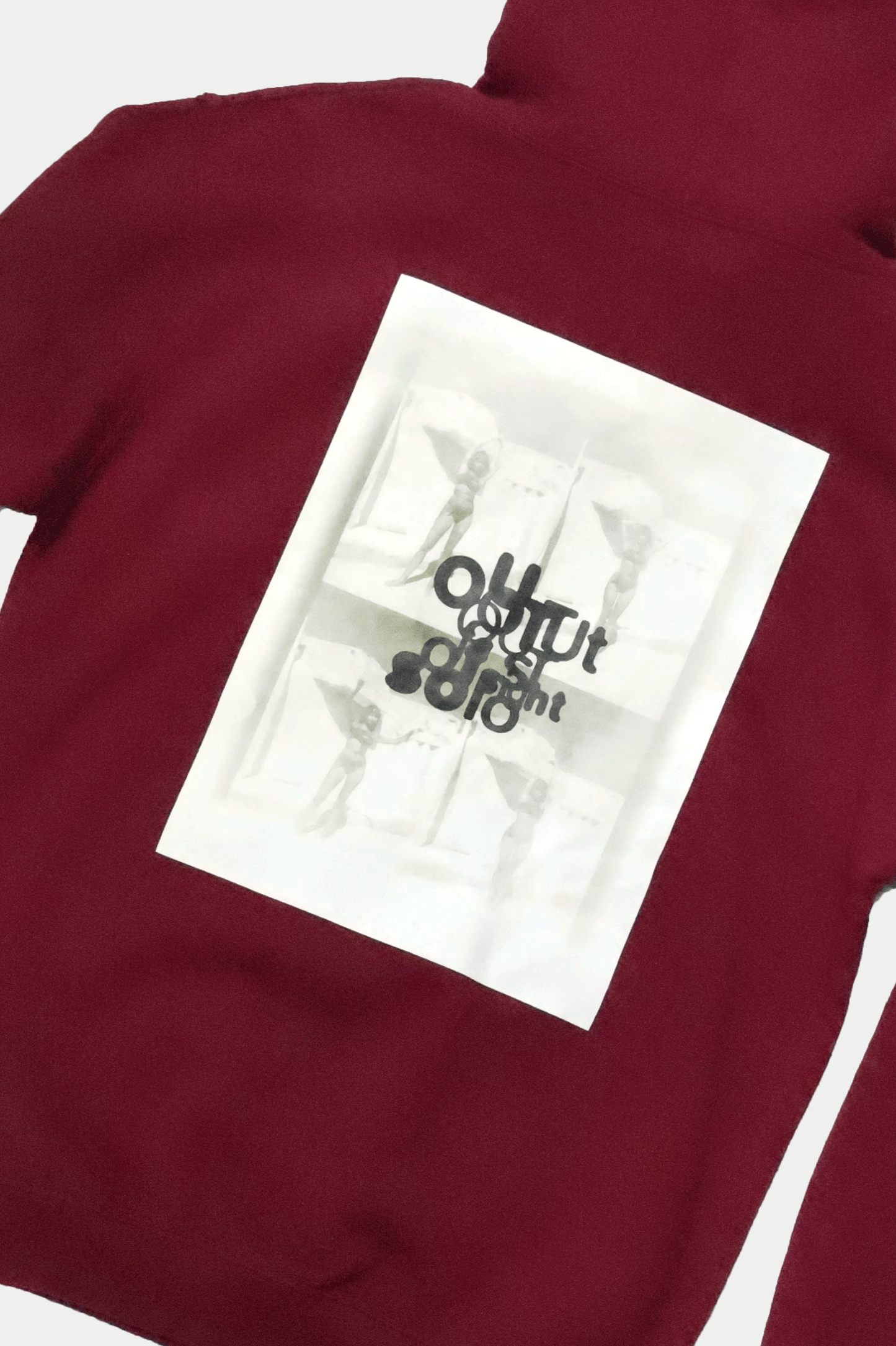 0fr Hoodie Burgundy Out of Sight Solo - 0fr. Tokyo