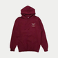 0fr Hoodie Burgundy Paris intelligence Program - 0fr. Tokyo