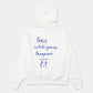 0fr Hoodie White Paris intelligence Program (SIZE: M)