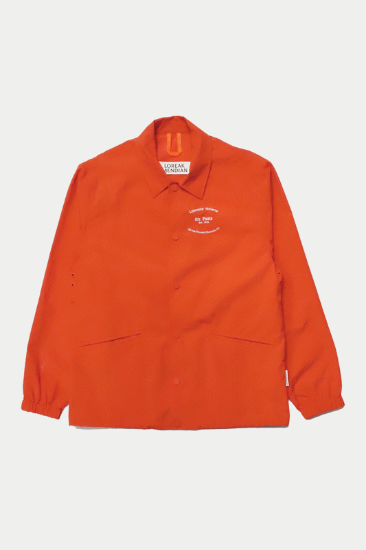 0fr x Loreak Mendian Orange Jacket Paris intelligence Program - 0fr. Tokyo