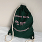 0fr String Bag Dark Green