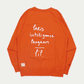 0fr Sweatshirt  Orange Paris intelligence Program - 0fr. Tokyo