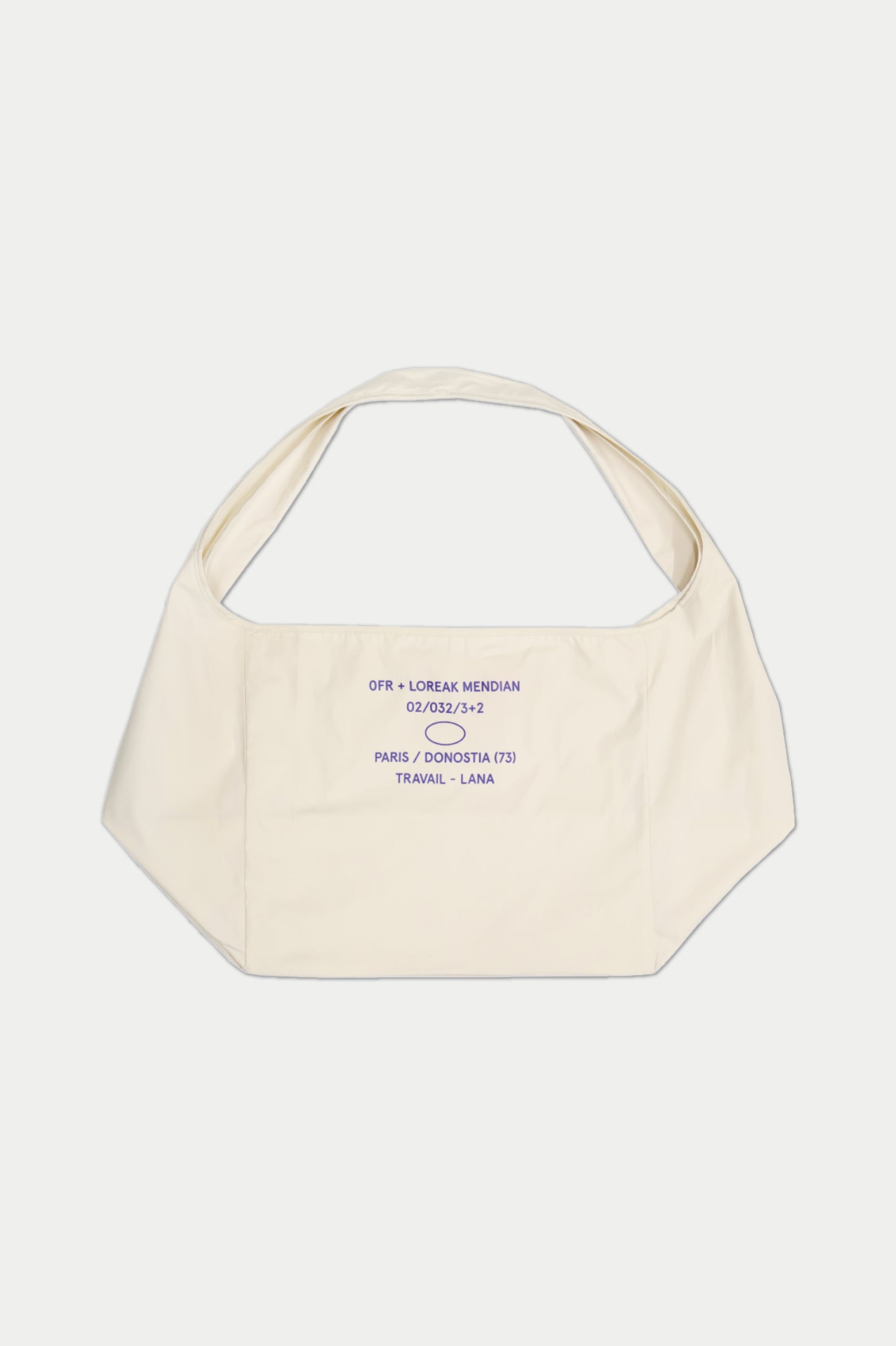 0fr × Loreak Mendian Travail Cross Bag Stone