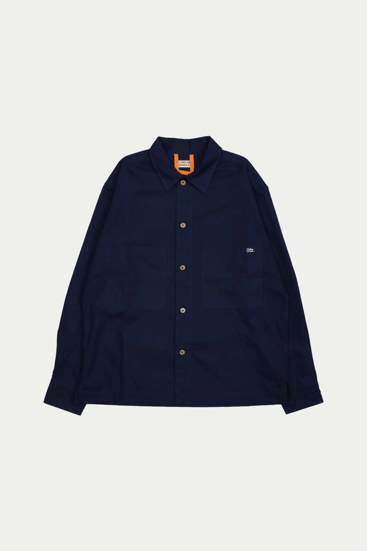 0fr × Loreak Mendian Travail Overshirt Dark Marine