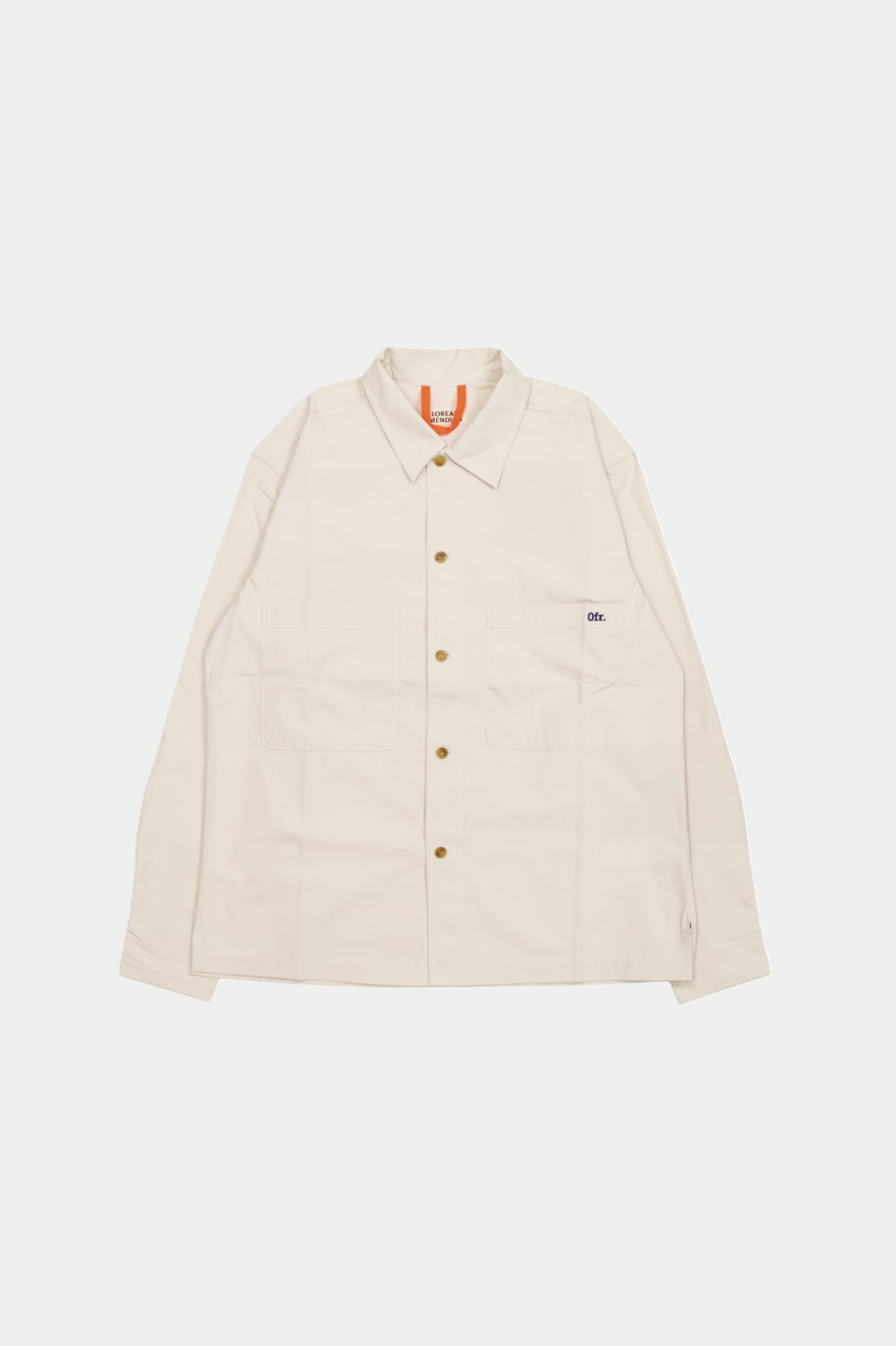 0fr × Loreak Mendian Travail Overshirt Stone