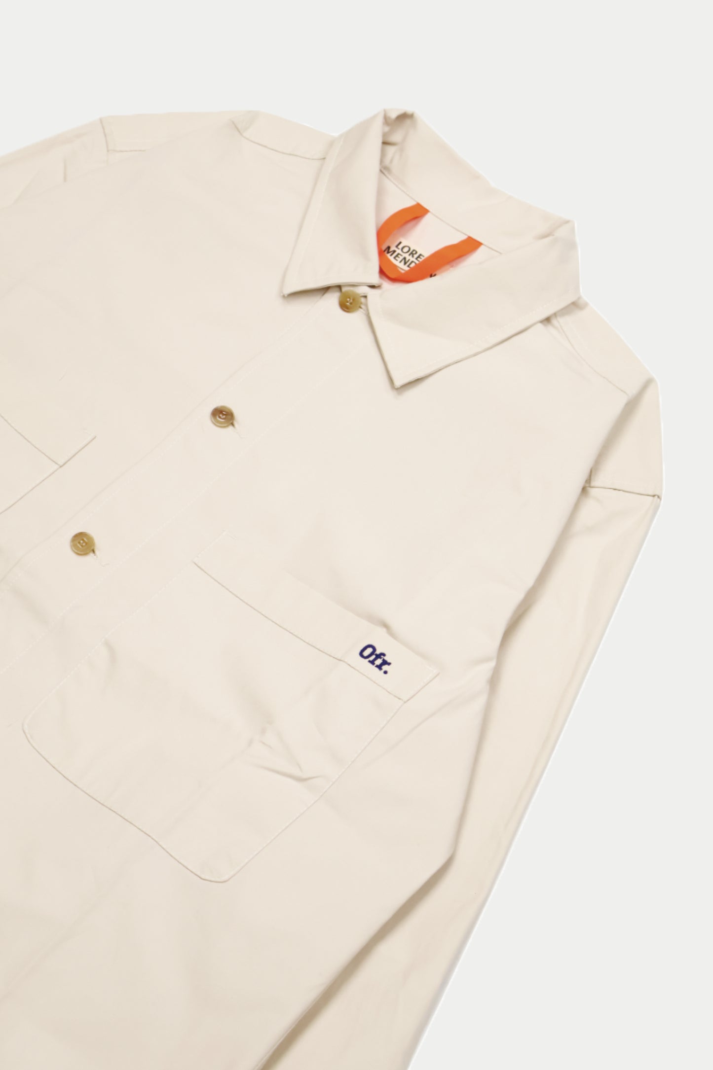 0fr × Loreak Mendian Travail Overshirt Stone