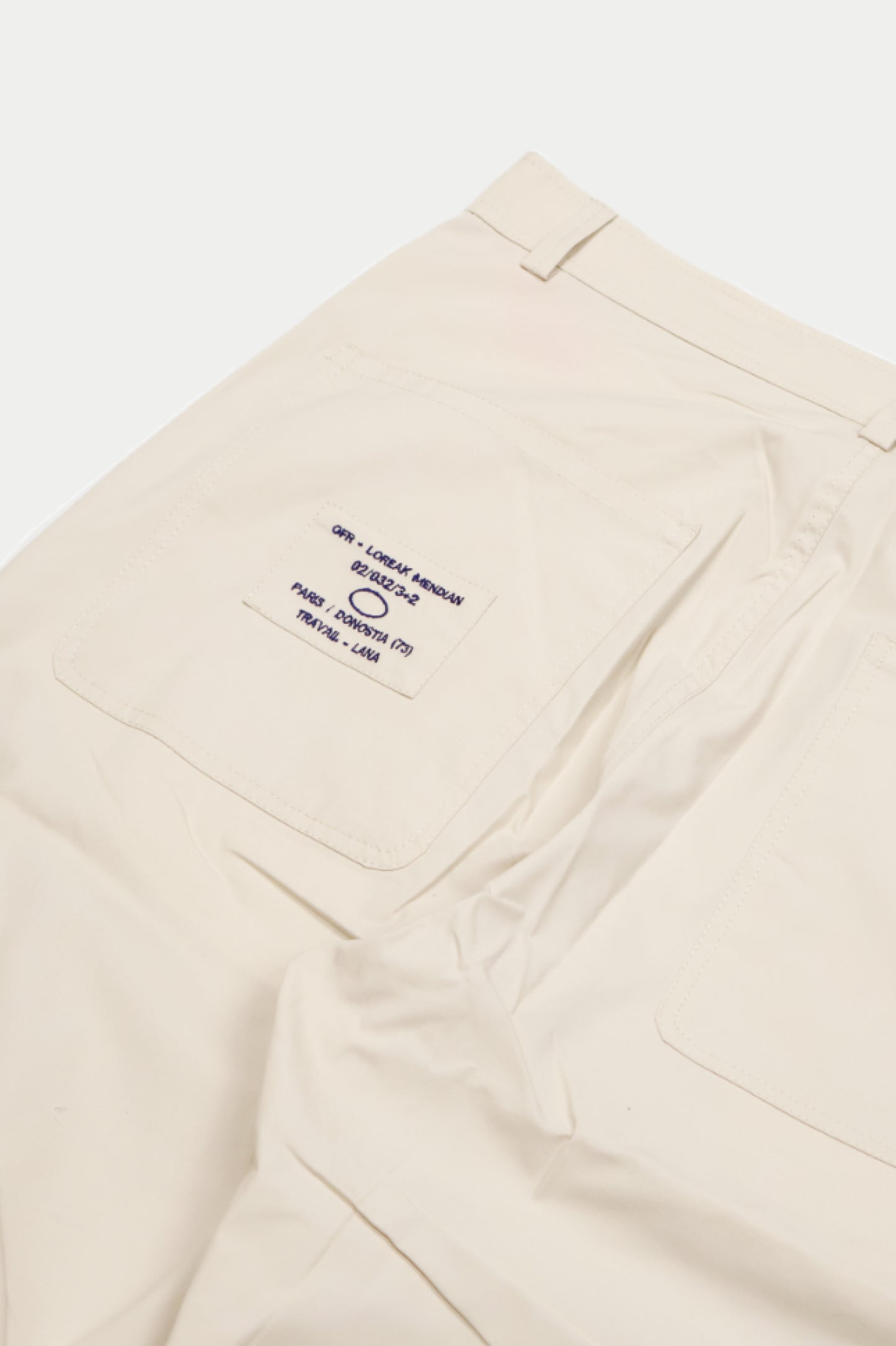 0fr × Loreak Mendian Travail Pleated Pants Stone