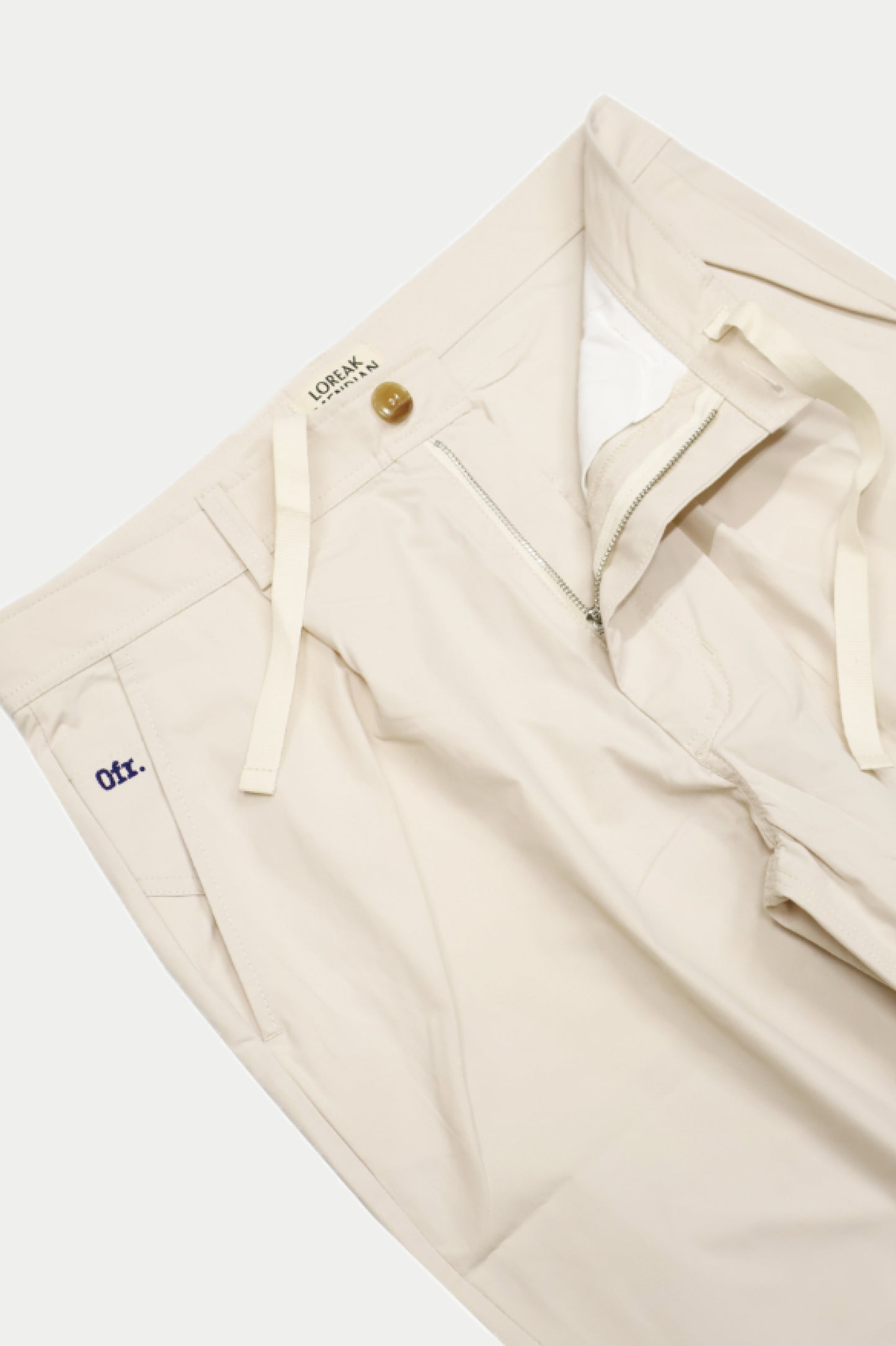 0fr × Loreak Mendian Travail Pleated Pants Stone
