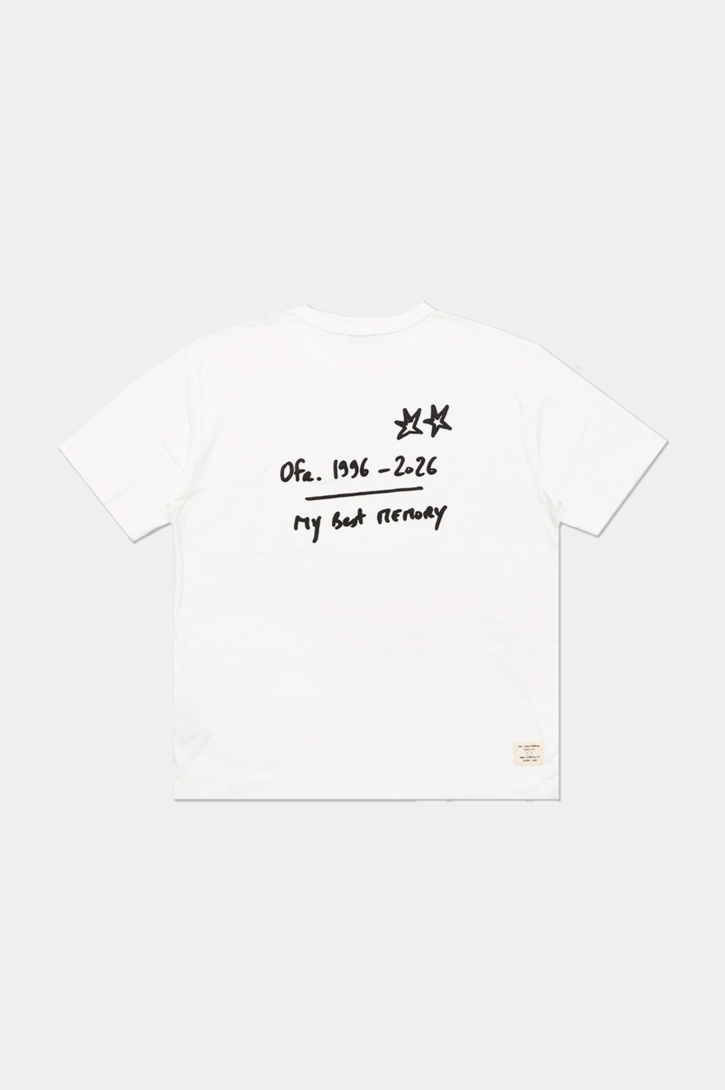 0fr. 1996-2026 My Best Memory Tee White