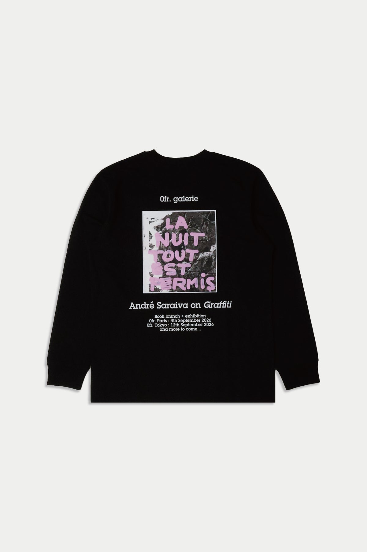 0fr. galerie André on Graffiti LS Tee Black