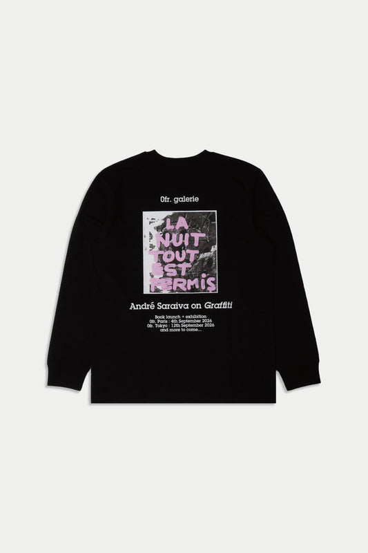 0fr. galerie Andre Savaria on Grafitti LS Tee Black - Paris made