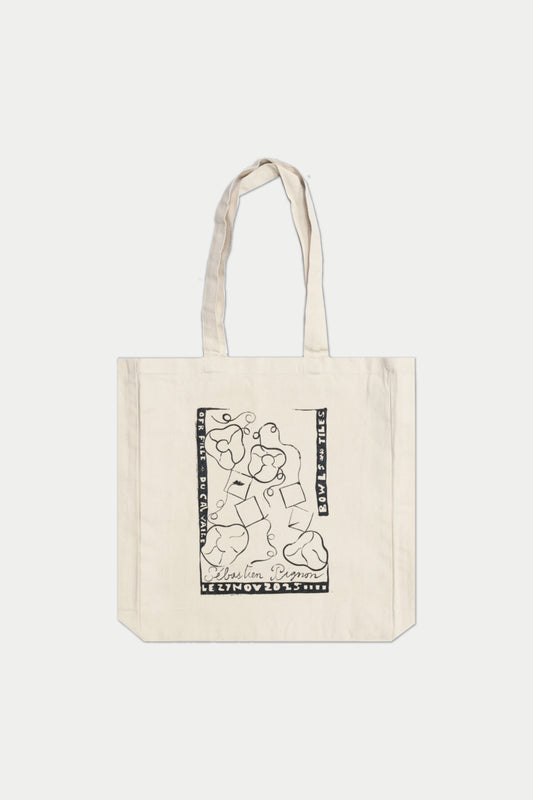 0fr. Book Bag Ecru Sebastien Pignon Bowls and Tiles