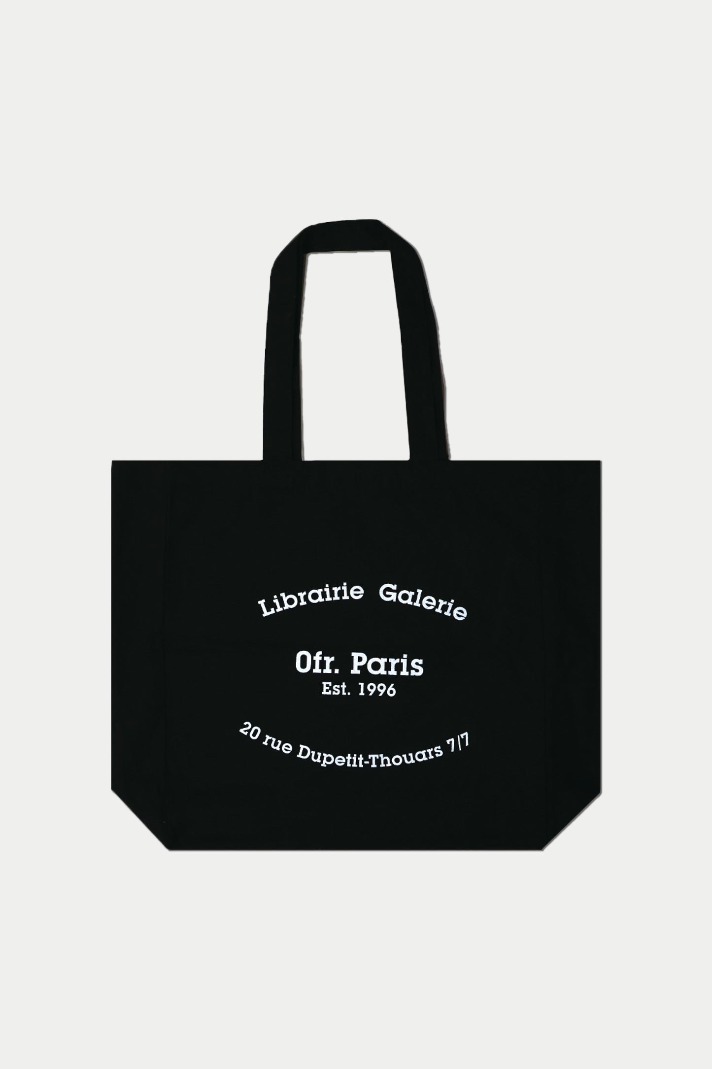 0fr. Book Bag Galerie Programme 2025 Black