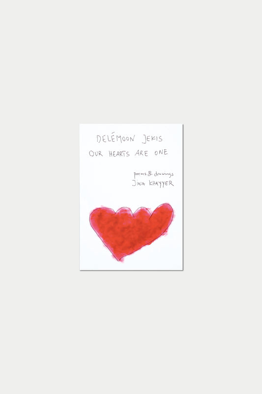 0fr. DELÉMOON JEKIS OUR HEARTS ARE ONE Postcardbook