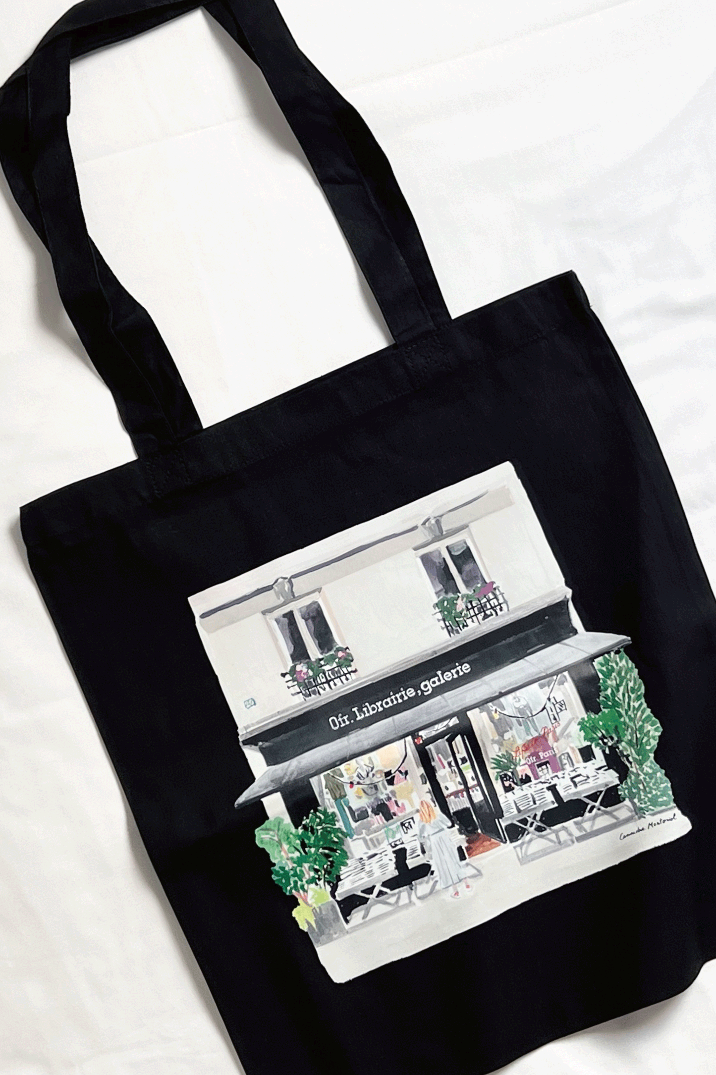 0fr. Eco Bag Black 0fr. Paris Outside