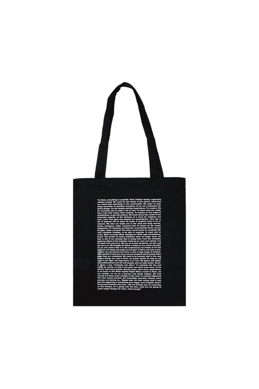 0fr. Eco Bag Black Message