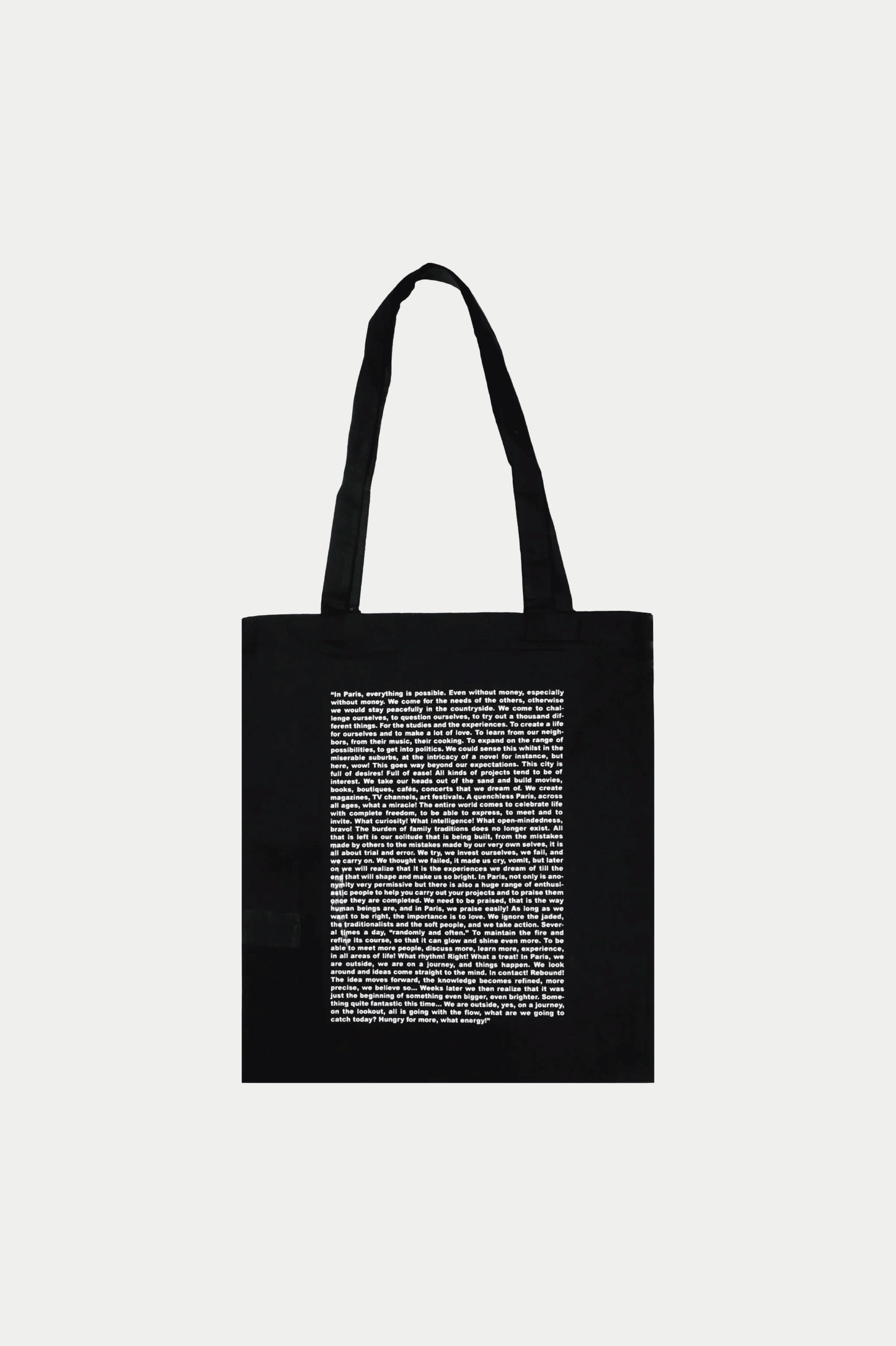 0fr. Eco Bag Black Message