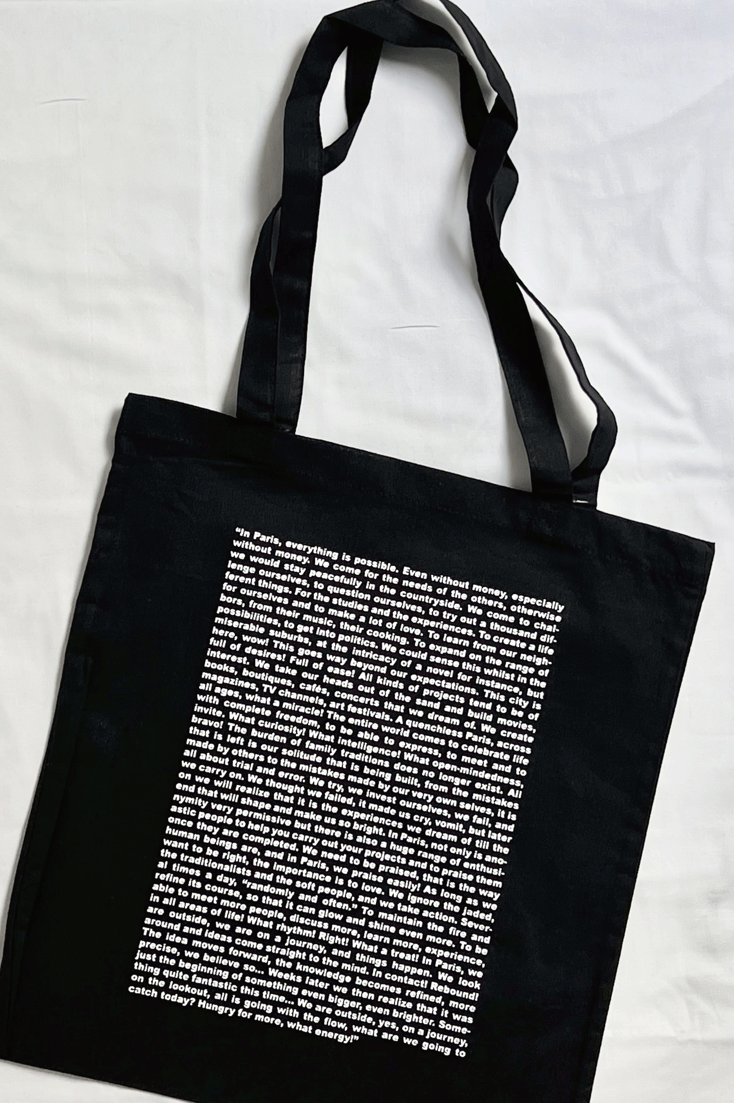 0fr. Eco Bag Black Message