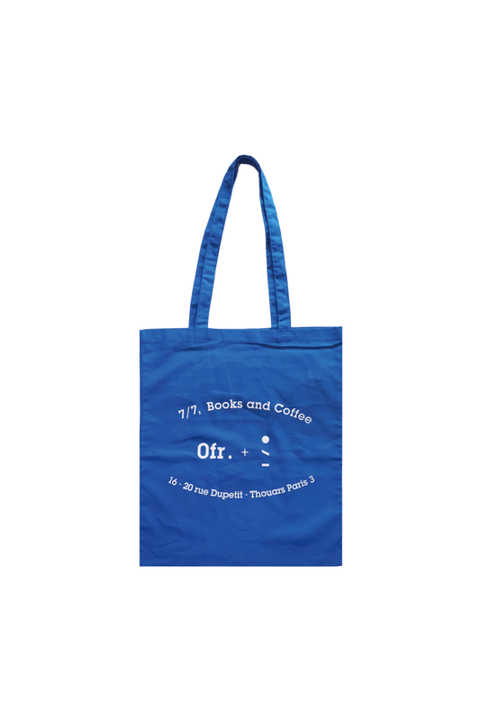 0fr. Eco Bag Blue White   IO Cafe