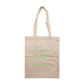 0fr. Eco Bag Ecru Fluo Green mon pays c'est paris