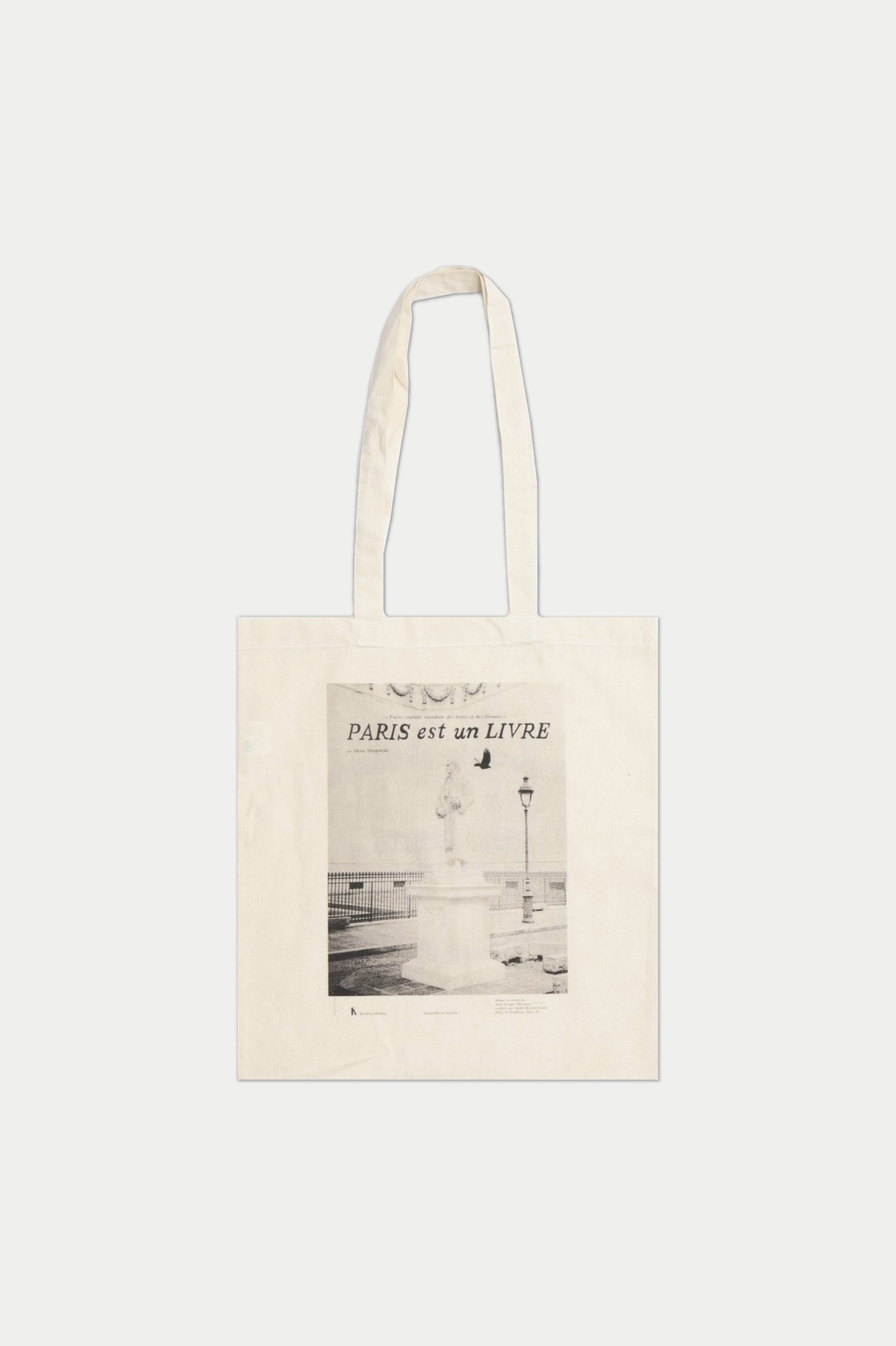 0fr. Eco Bag Ecru PARIS est un LIVRE