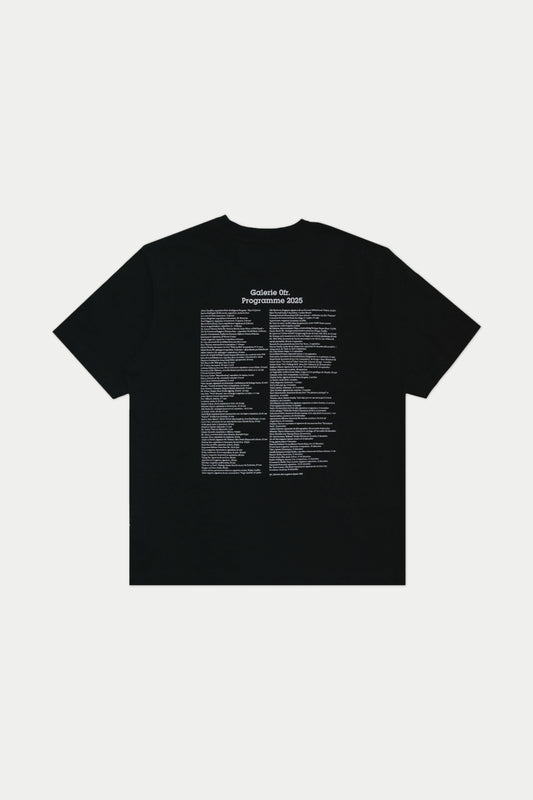 0fr. Galerie Programme 2025 Tee Black