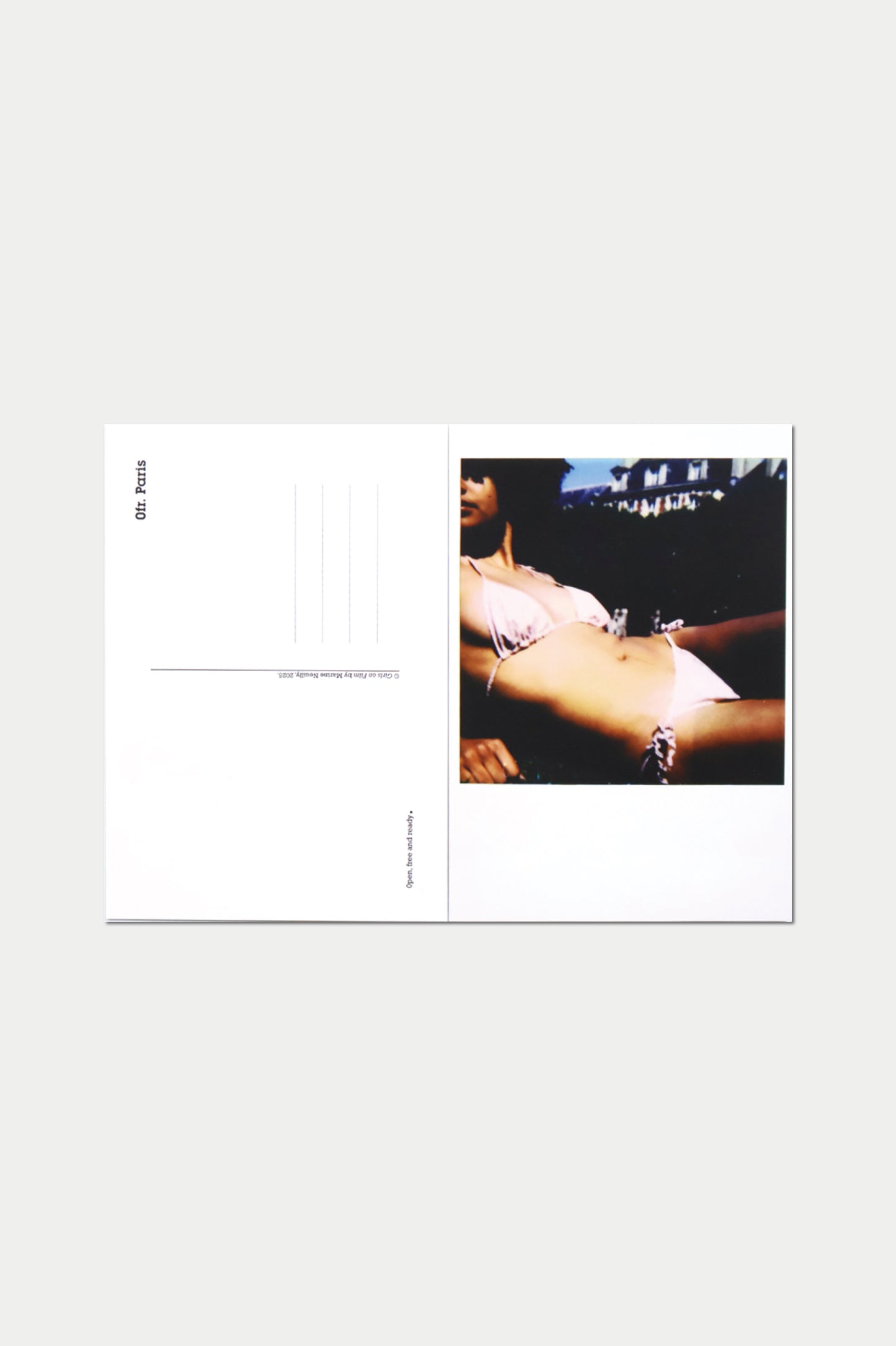 0fr. Girl on Film Marine Neuilly Postcardbook